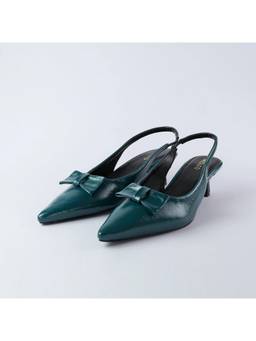 Megleo - Women Isabelle Green Kitten Heels