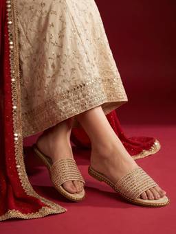 JODYHUB - Women Rose Gold Flats