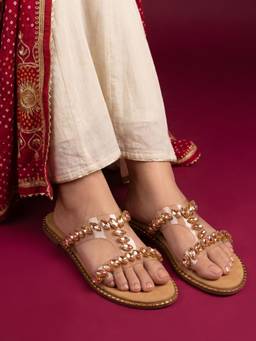 JODYHUB - Women Rose Gold Flats