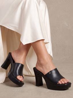 JODYHUB - Women Black Block Heels