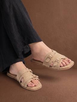 JODYHUB - Women Beige Flats