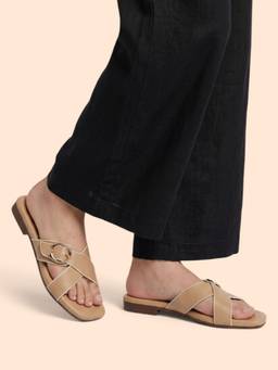 JODYHUB - Women Beige Flats