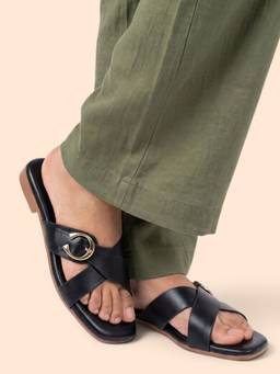 JODYHUB - Women Black Flats