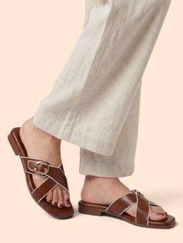 JODYHUB - Women Brown Flats