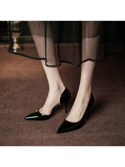 OZZARO - Women Black Vogue Stiletto Heels