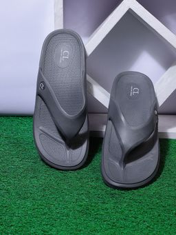 Carlton London - Solid Grey Thong Flip-flops