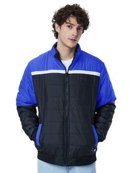 The Souled Store - Original Colorblock Blue Color Men Puffer Jacket