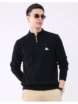 Monte Carlo - Black Men Full Sleeve Pullover Sweater