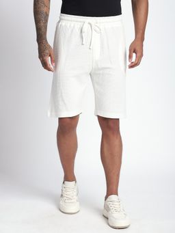 R&B - Ivory Texture Regular Shorts