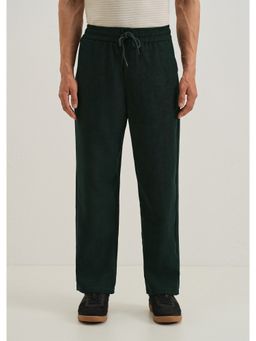 Banana Club - Polyester Scarab Green Thin-Corduroy Pant