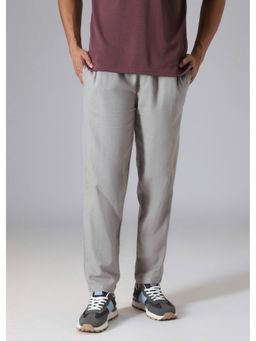 Banana Club - Grey Elastic Linen Pant