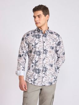 Espanshe - Ulfred Blue Satin Casual Shirt