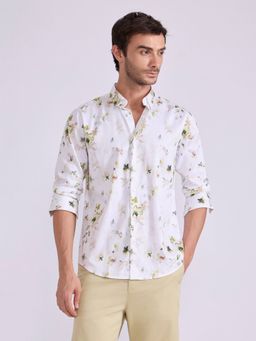 Espanshe - Ulfred Green Satin Casual Shirt