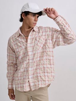 Espanshe - Pulse Tee Pink Cotton Blend Casual Shirt