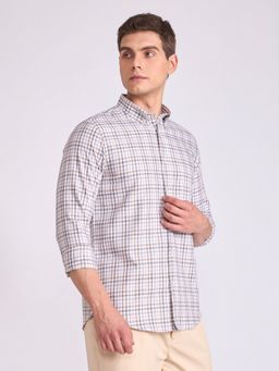 Espanshe - Quint Brown Cotton Casual Shirt