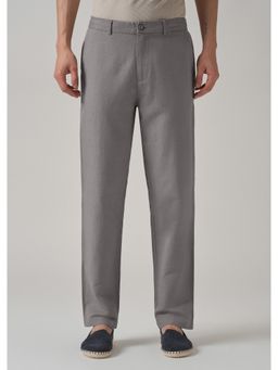 Banana Club - Light Grey Linen Pant