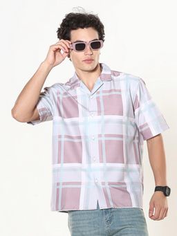 Espanshe - Kerenza Brown Lycra Casual Shirt