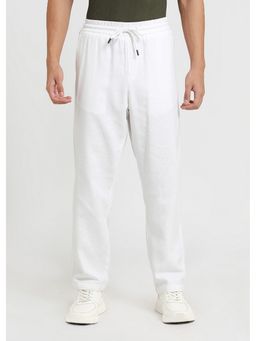 Banana Club - Stone White Cotton Pant