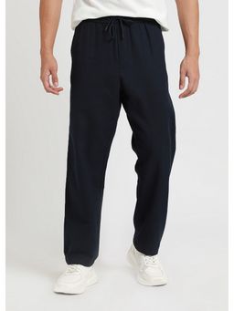 Banana Club - Prussian Navy Blue Cotton Pant