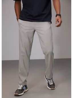 Banana Club - Light Grey Regular Fit Linen Pant