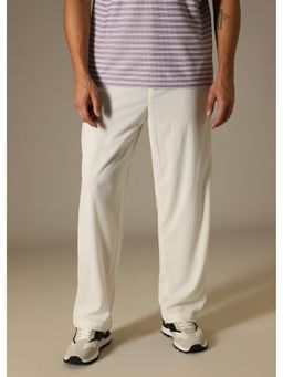 Banana Club - White Thin Corduroy Pant
