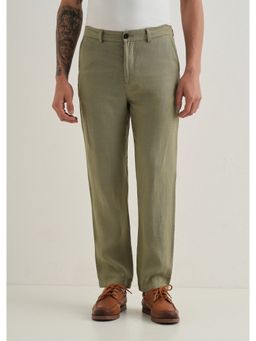 Banana Club - Fern Green Linen Pant