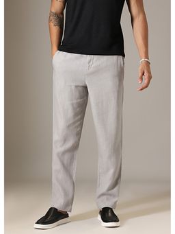 Banana Club - Gravel Grey Linen Pant