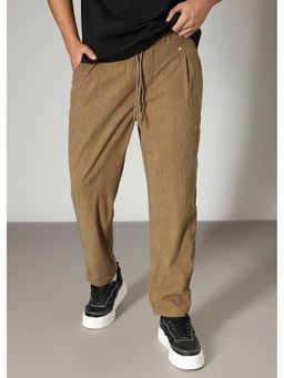 Banana Club - Dark Beige Drawstring Corduroy Pant