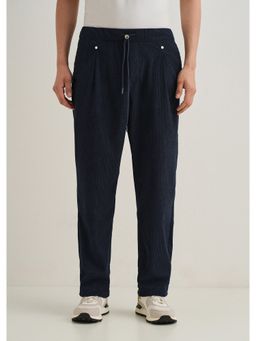 Banana Club - Blue Drawstring Corduroy Pant