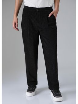 Banana Club - Pleated Black Corduroy Pant