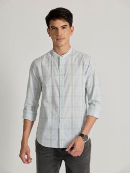 Espanshe - Hadrian Green Cotton Casual Shirt