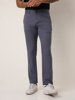BLNK - Slim Fit Blue Cotton Pant
