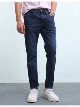 Flying Machine - Blue Jackson Skinny Fit Whiskered Jeans