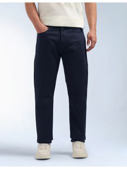 Flying Machine - Blue Mid Rise Slash Slim Tapered Fit Jeans