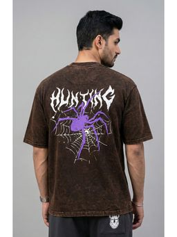 RHINO CULT - Brown Apex Weaver Graphic T-Shirt