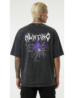 RHINO CULT - Black Apex Weaver Graphic T-Shirt