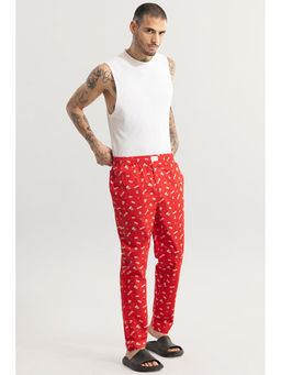 Snitch - Chai Print Red Pyjama