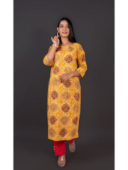 Zolo Label - Canary Cotton Kurta (Set of 2)