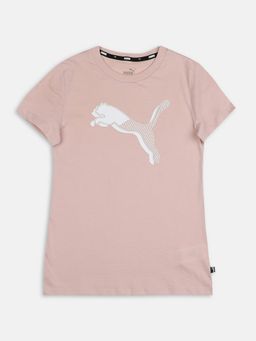 Puma - Power Graphic Girls Pink T-shirt