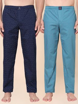 Urban Scottish - Men Multi-Color Printed Lounge Pants (Pack Of 2)