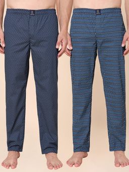 Urban Scottish - Men Cotton Printed Lounge Pants (Pack Of 2)