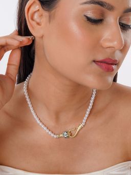 Joker and Witch - Joker & Witch Cordelia Pearl Gold Necklace