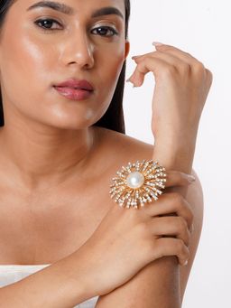 Joker and Witch - Joker & Witch Nisa White Pearl Gold Ring