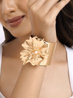 Joker and Witch - Joker & Witch Fuchsia Gold White Bracelet