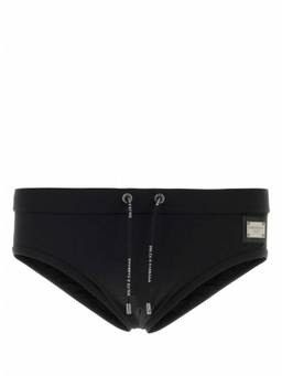 Dolce&Gabbana - Black Logo Swim Brief