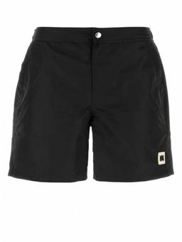Amiri - Black Logo Swim Shorts