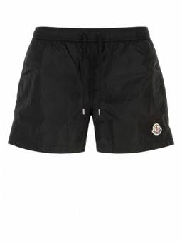 Moncler - Black Logo Swim Shorts