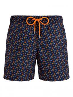Vilebrequin - Navy Blue Printed Swim Shorts