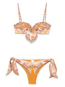 Zimmermann - Multicolor Wylie Printed Bikini Top & Bikini Bottom