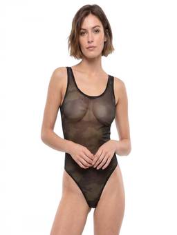 Diesel - Black Transparent Swimsuit
